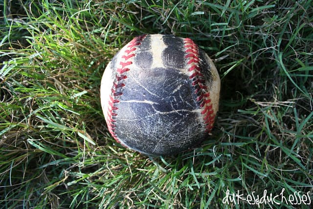 Baseball Handprint Souvenirs