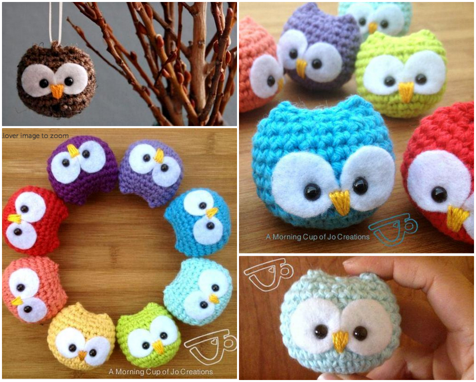 Owl Crochet Crochet little owl that looks as cute as an ornament