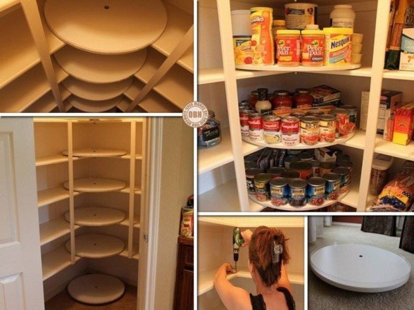 DIY Great Lazy Susan Pantry Makeover