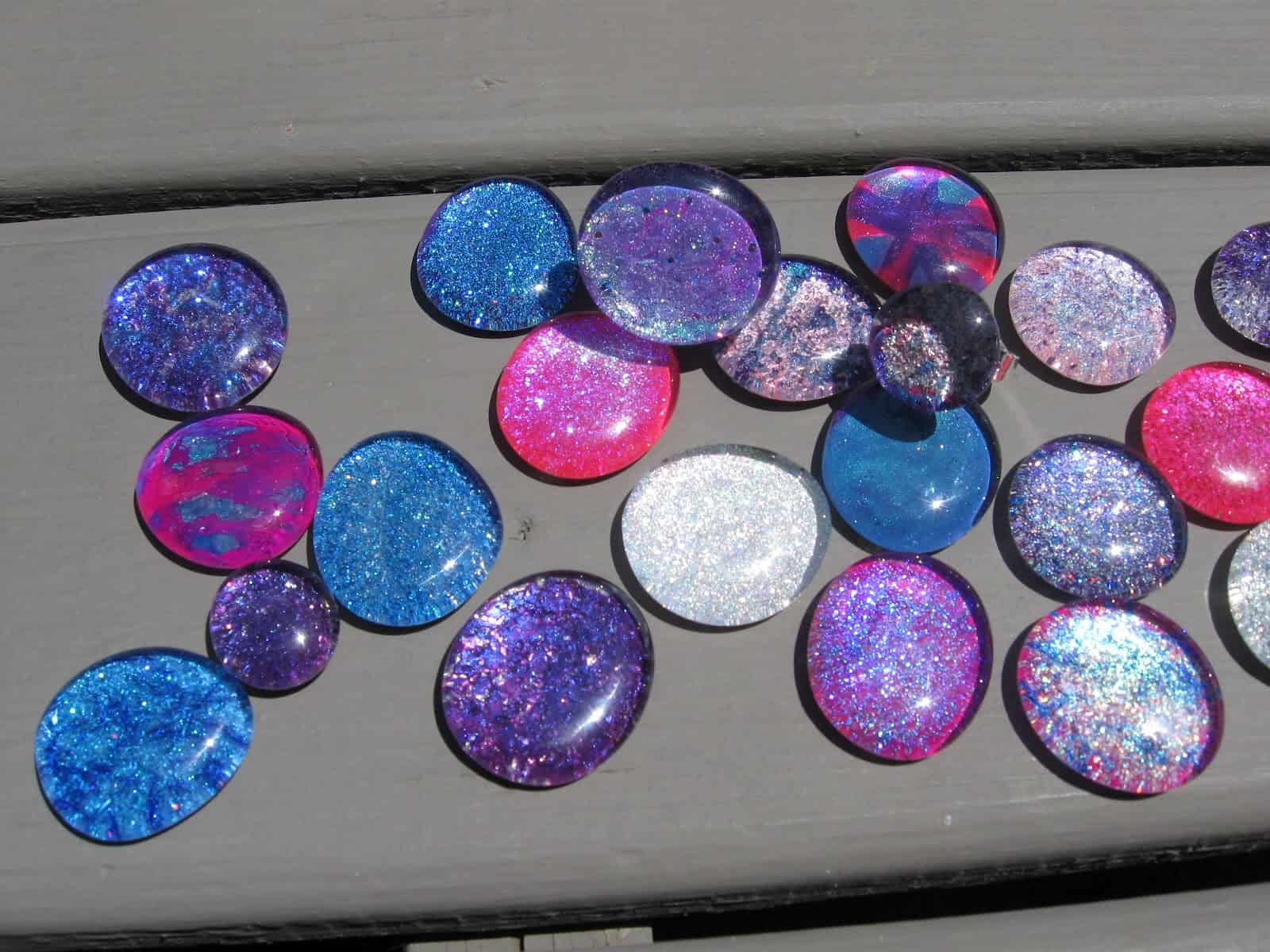 Dazzling and colorful nail polish crafts!