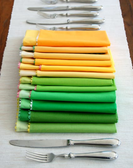 Decorate Your Table in Homemade Style: Easy DIY Napkins
