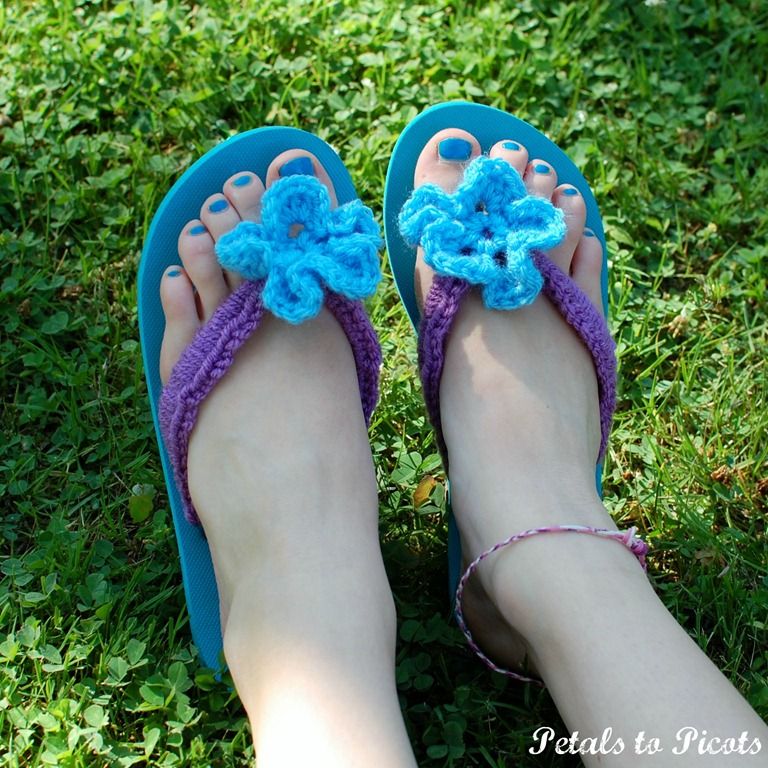 DIY Crochet Flip-Flops Easy & Stunning DIY Crochet Flip-Flops Makeover