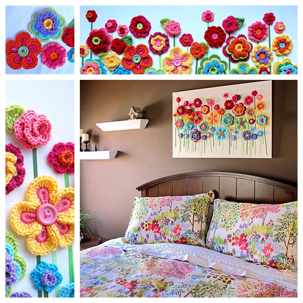 Button Flower Fantasy Crochet Fantastic DIY Fabulous Crochet Button Flowers are bright, beautiful and easy to make