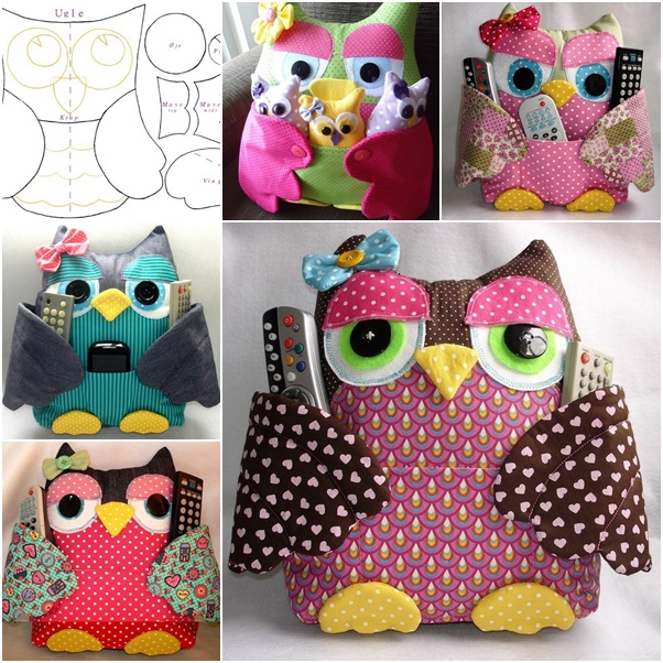 Fabric Owl Pillow with Pockets Fabulous Fabric Owl Pillow Free Template and Guide