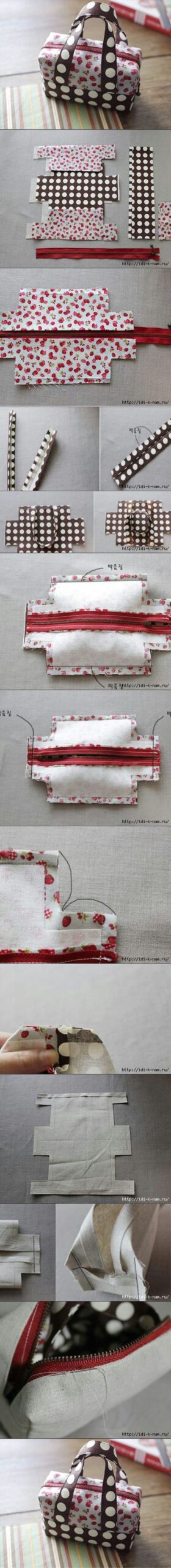 Mini Fabric Tote Bag M Wonderful DIY Cute Mini Fabric Tote Bag