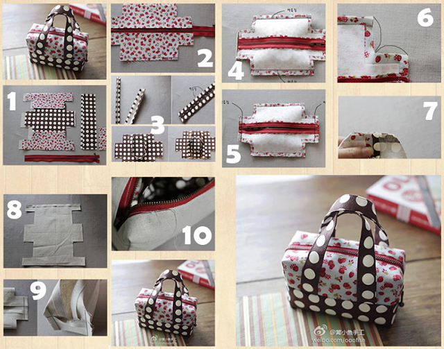 Mini Fabric Tote Bag F Wonderful DIY Cute Mini Fabric Tote Bag