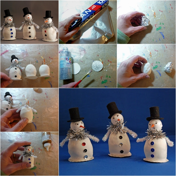 Little snowman wonderful diy F wonderful DIY cute little snowman
