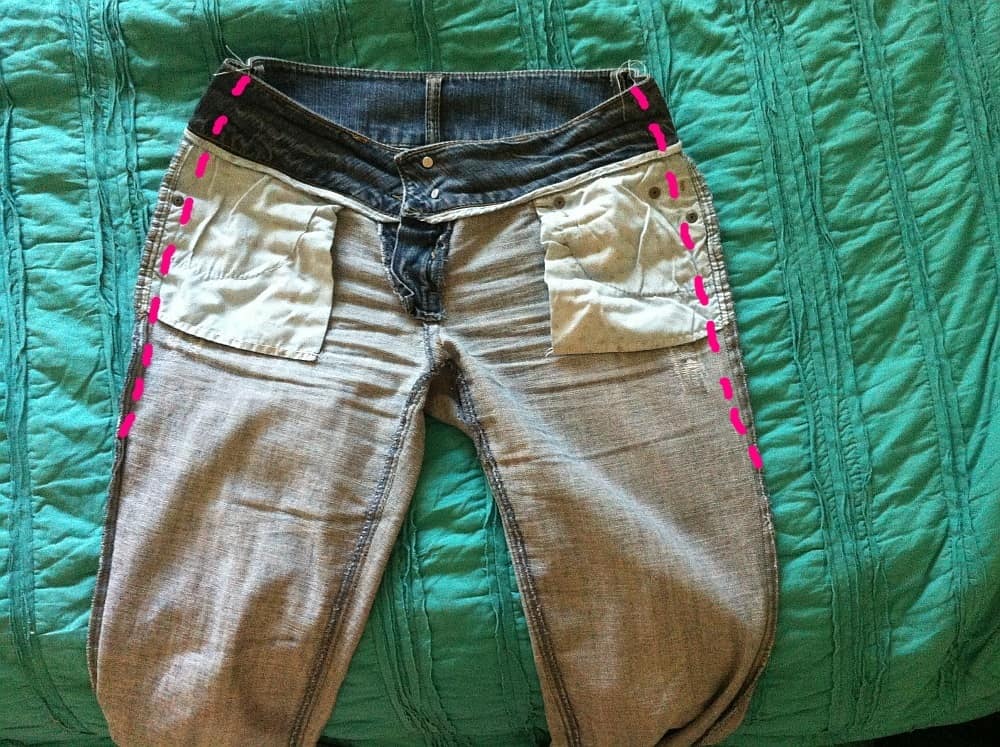 Fun ways to change old jeans