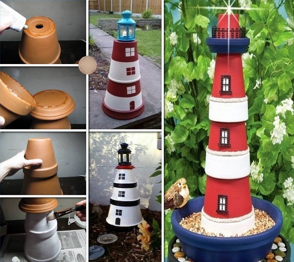 Claypot Lighthouse F How to Make a Terracotta Claypot Lighthouse