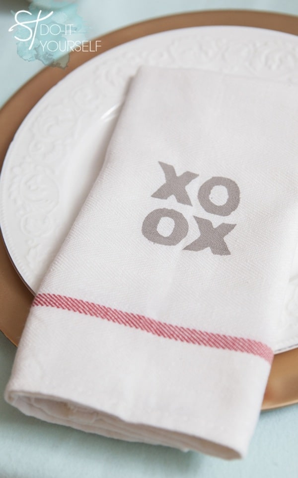 XO tea towel