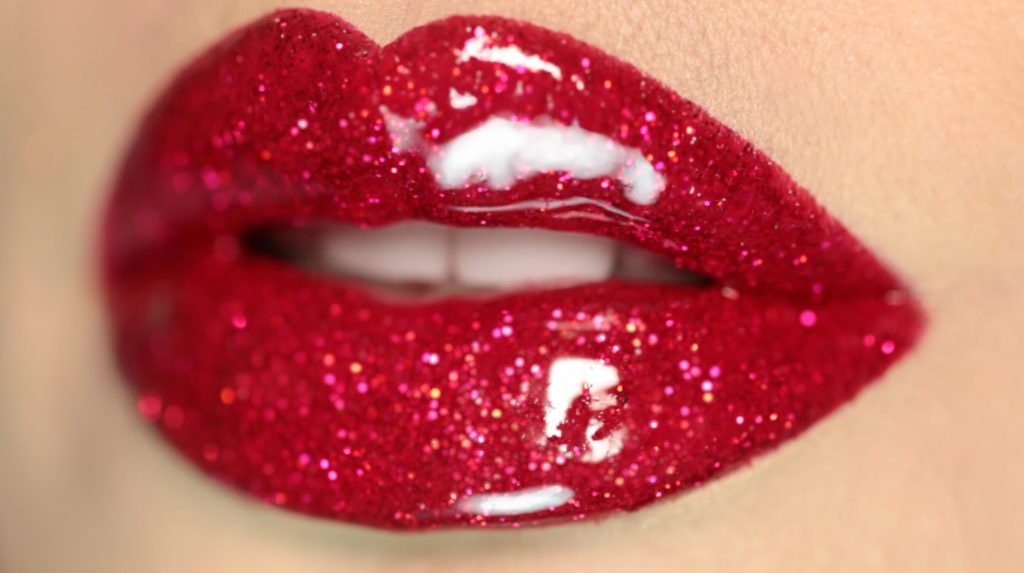 Irresistible glitter lip tutorial
