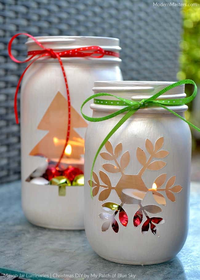 Merry, Merry: DIY Christmas Mason Jars