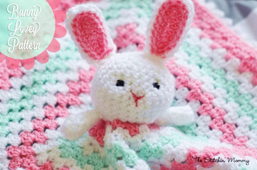 Crochet Bunny Cute Blanket Free Pattern Wonderdiy1 Wonderful DIY Crochet Bunny Cute Blanket with Free Pattern