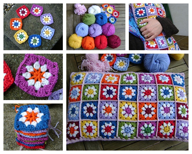 Daisy Flower Crochet Pattern wonderdiy wonderful DIY Crochet Daisy Flower Square with Free Pattern