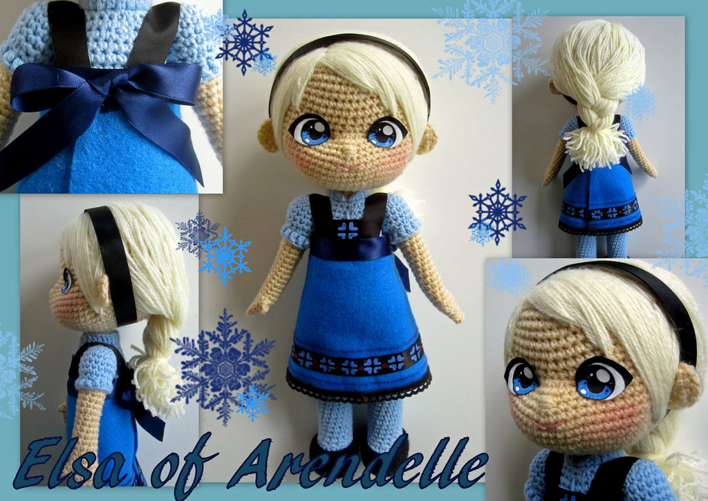 Elsa Crochet Toddler Doll Free Pattern Wonderfuldiy Wonderful DIY Crochet Elsa Doll with Free Pattern