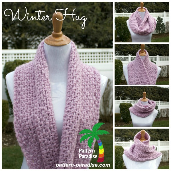 Winter Hug Infinity Scarf Free Pattern Wonderfuldiy Wonderful DIY Crochet Winter Hug Infinity Scarf with Free Pattern