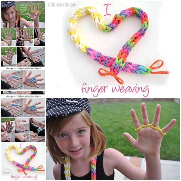 Finger Knitting fun wonderfuldiy Wonderful DIY Kids Finger Knitting
