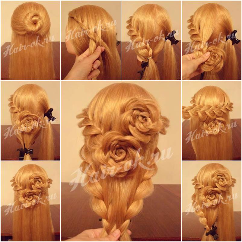How To DIY Pretty Rose Braid Hairstyles Luxury Lace Braided Rose Hairstyle Guide