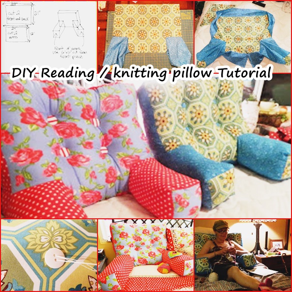 Reading Knitted Pillow wonderdiy2 Wonderful DIY Reading/Knitted Arm Pillow