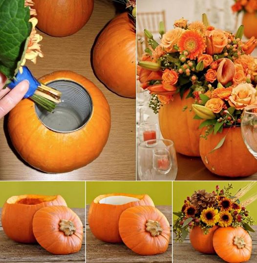 Pumpkin Vase Wonderful DIY Unique Pumpkin Vase