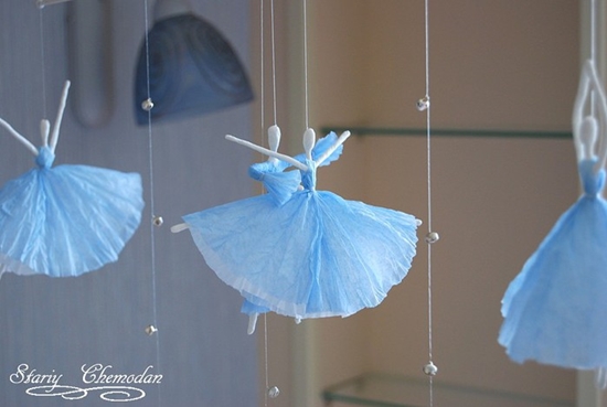 Paper Ballet Shoes 0 Fantastic DIY Ideas Paper Ballet Shoes with Napkins and Wire