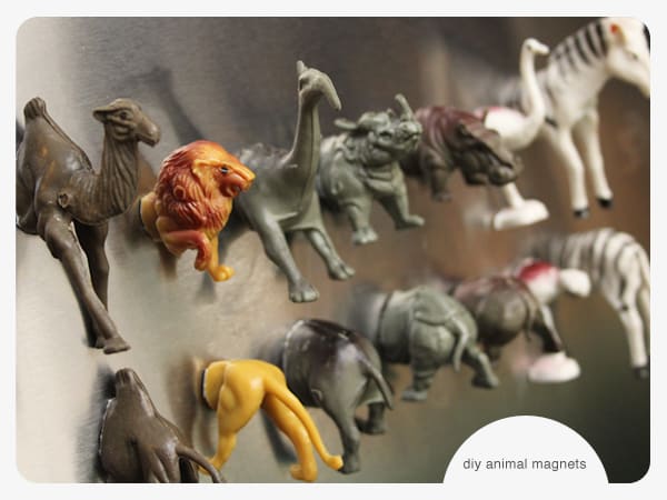 You can make fun and practical DIY things out of plastic animals