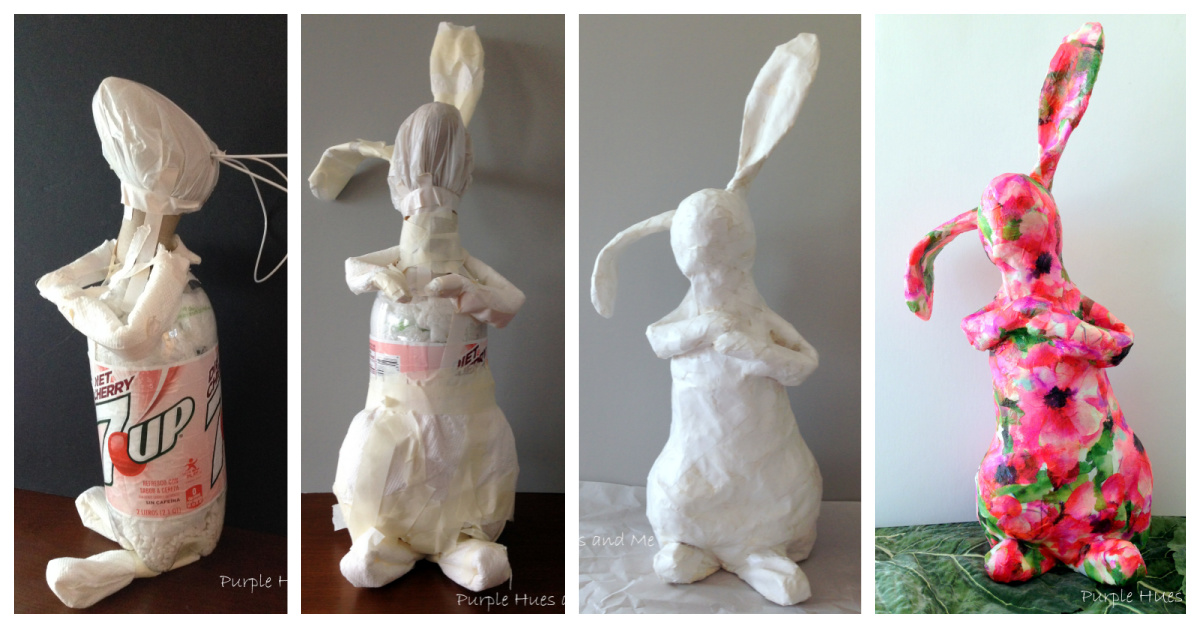 Plastic Bottle Paper Cutters Rabbit DIY Tutorial