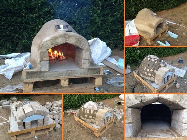 DIY Outdoor Wood Tray Pizza Oven