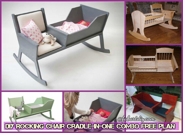 DIY Rocker Cradle Combo Crib Free Plan