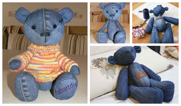 DIY Adorable Make Teddy Bear Free Sew Patterns and Templates