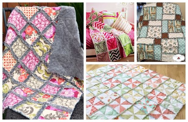 DIY Easy Rag Quilt Blanket Tutorial