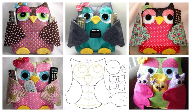 Free Pattern Fabric Owl Pillow
