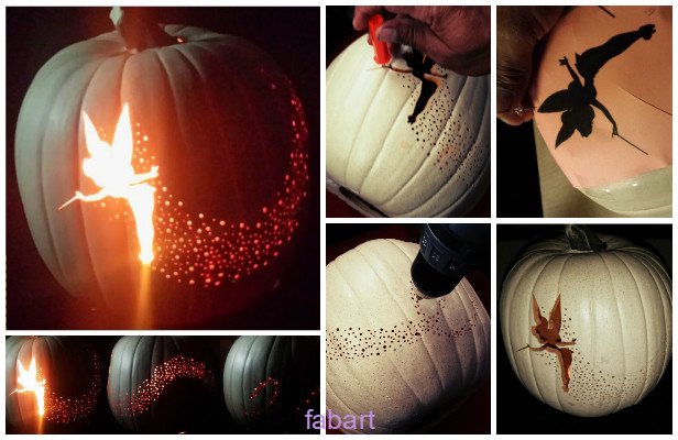 DIY Tinkerbell Pumpkin Carving Tutorial