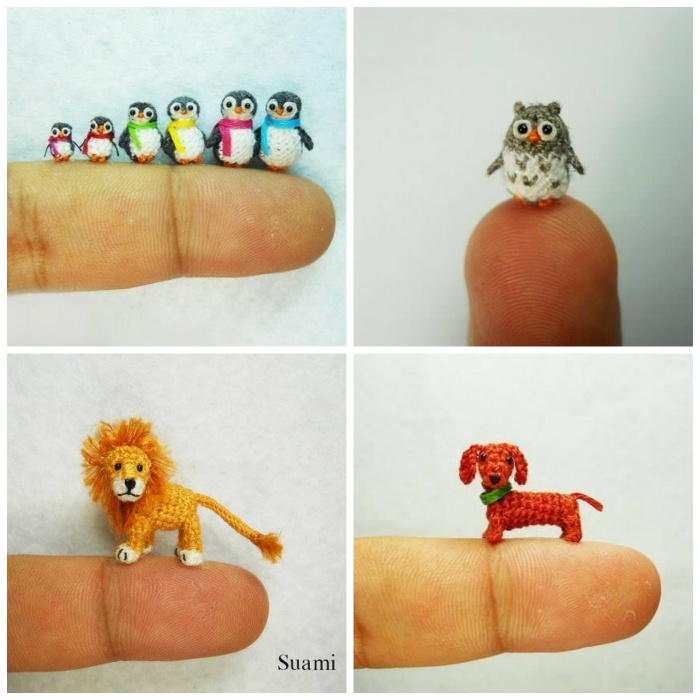 Miniature Crochet Animals (Free Pattern)