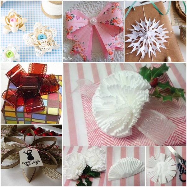 20+ DIY Gift Bows and Toppers Ideas and Tutorials