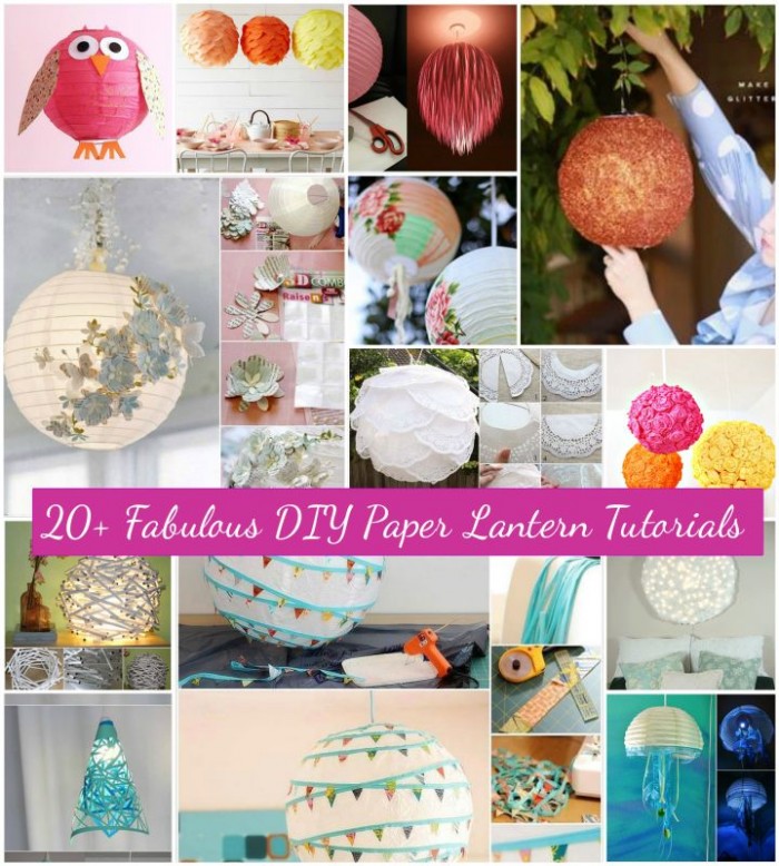 20+ DIY Paper Lantern Ideas and Tutorials