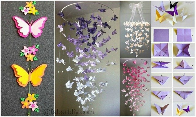 Butterfly Chandelier Mobile DIY Tutorial