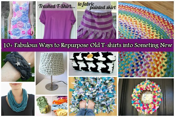 10+ Awesome DIY Ways to Recycle Old T-Shirts