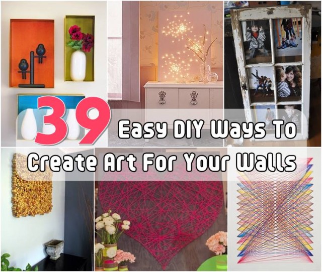 39 Easy DIY Wall Art Ideas and Projects