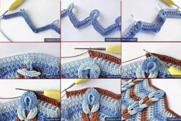 DIY Free Textured Cable Stitch Crochet Pattern