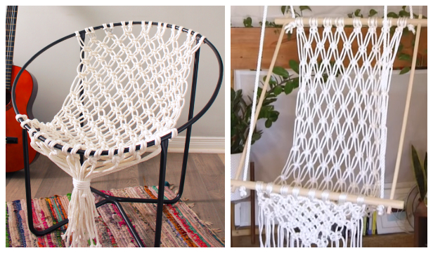 DIY Lace Hammock Rocking Chair Swing Tutorial