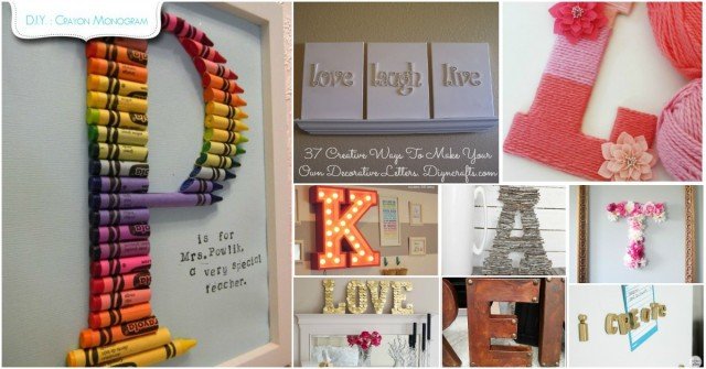 Decorate your home with letters and words