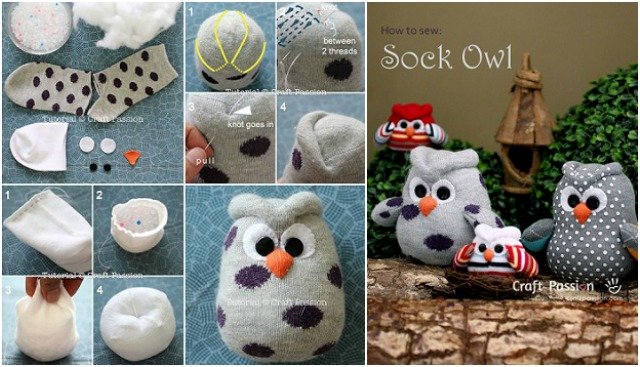 How to DIY a Cute Sock Owl