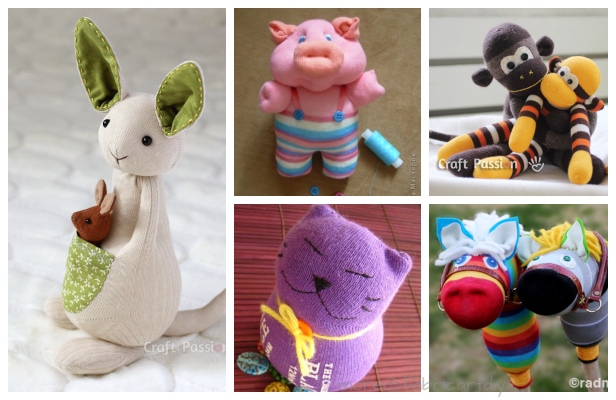 20 Cute Sock Toy DIY Tutorials You'll Love Making