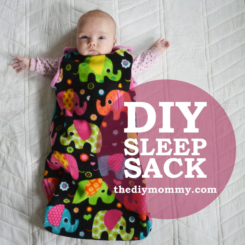 DIY Easy Baby Sleeping Bag Free Template + Video Tutorial
