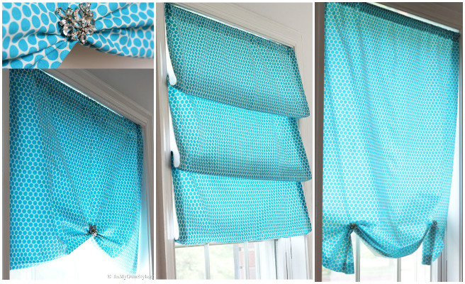 DIY Seamless Curtain Treatment Tutorial