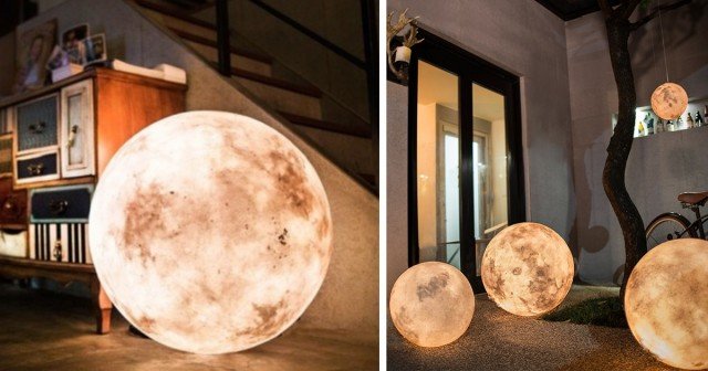 Inspired by The Ultimate Night Light - DIY Moon Lantern