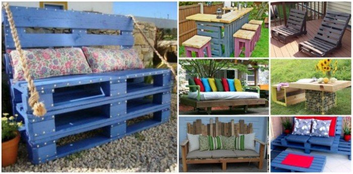 20+ DIY Outdoor Pallet Furniture Ideas and Tutorials