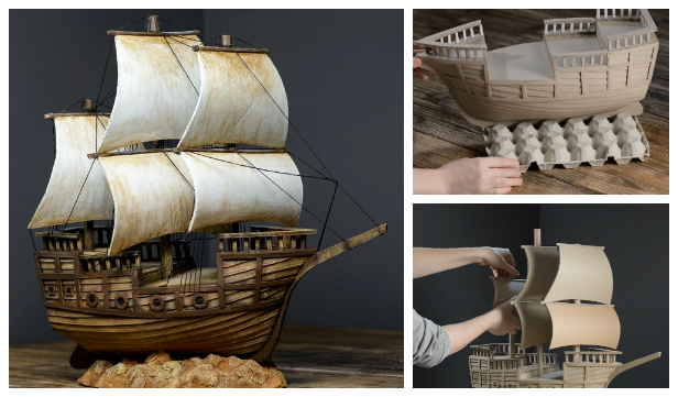 Cardboard Pirate Ship DIY Tutorial + Video