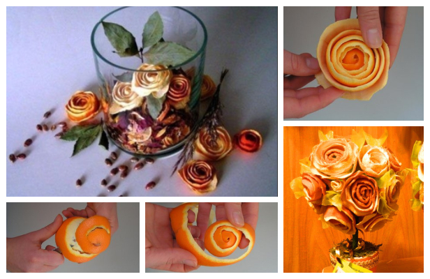 How to DIY Orange Peel Roses